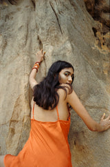 Nalini Silk Knotted Dress