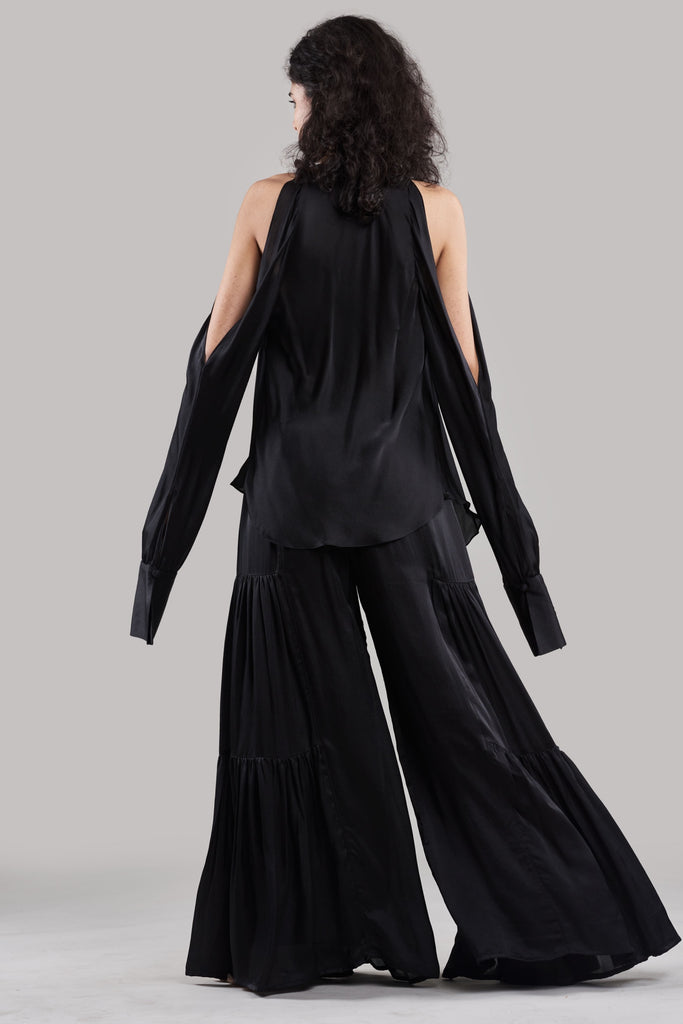 Pakhi Silk Flared Pants with Versatile Top