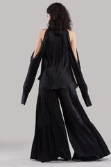 Pakhi Silk Flared Pants with Versatile Top