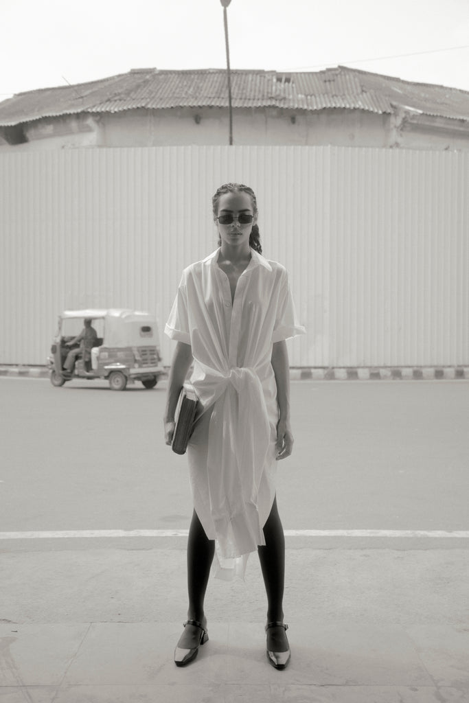 Rohati Cotton Shirt Dress