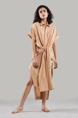 Rohati Cotton Shirt Dress